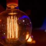 Innovations - turned on light bulb